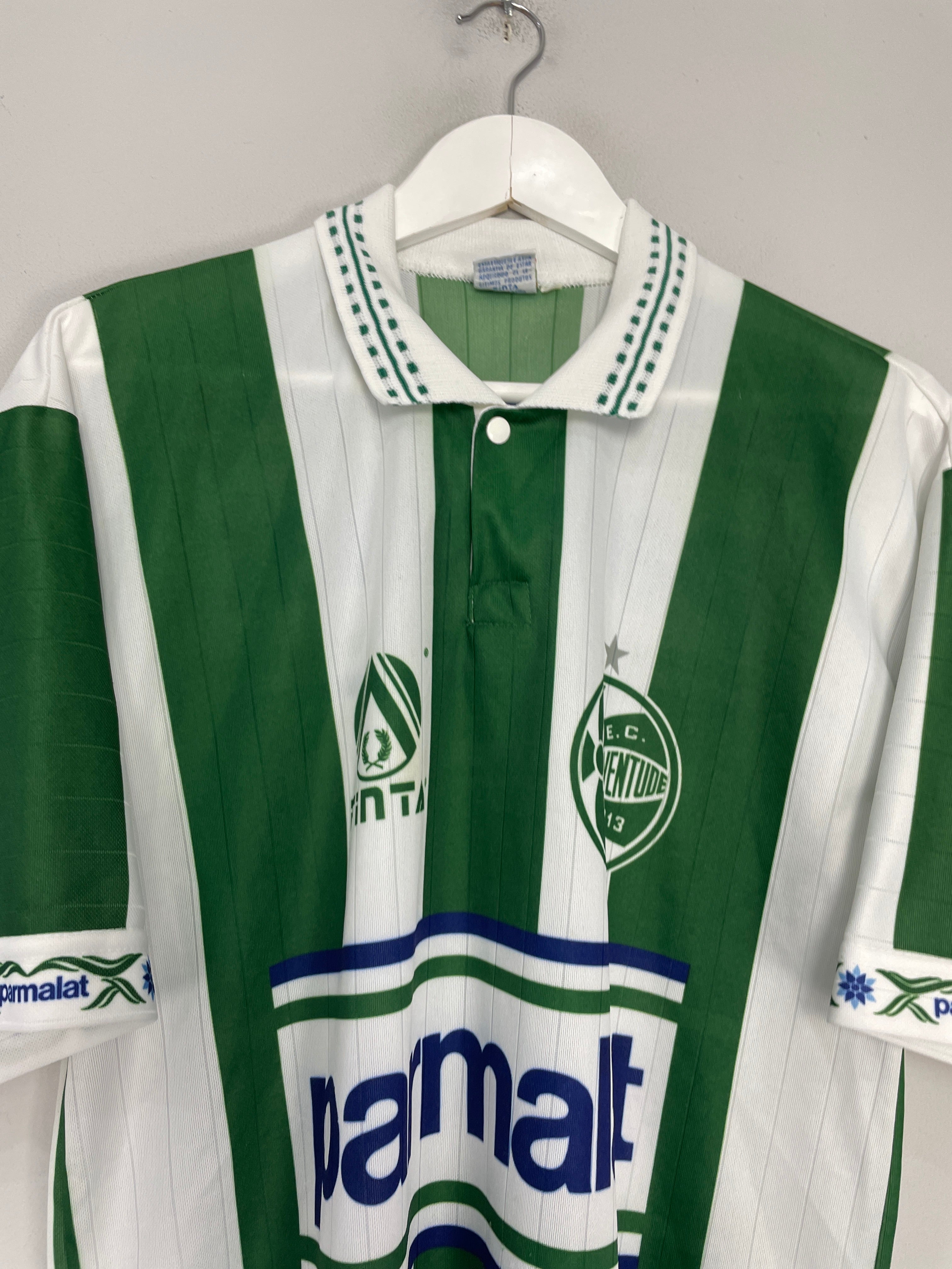 Shop 1995/96 JUVENTUDE #9 HOME SHIRT (L) FINTA, classic football shirts, vintage football shirts & retro soccer jerseys at Cult Kits