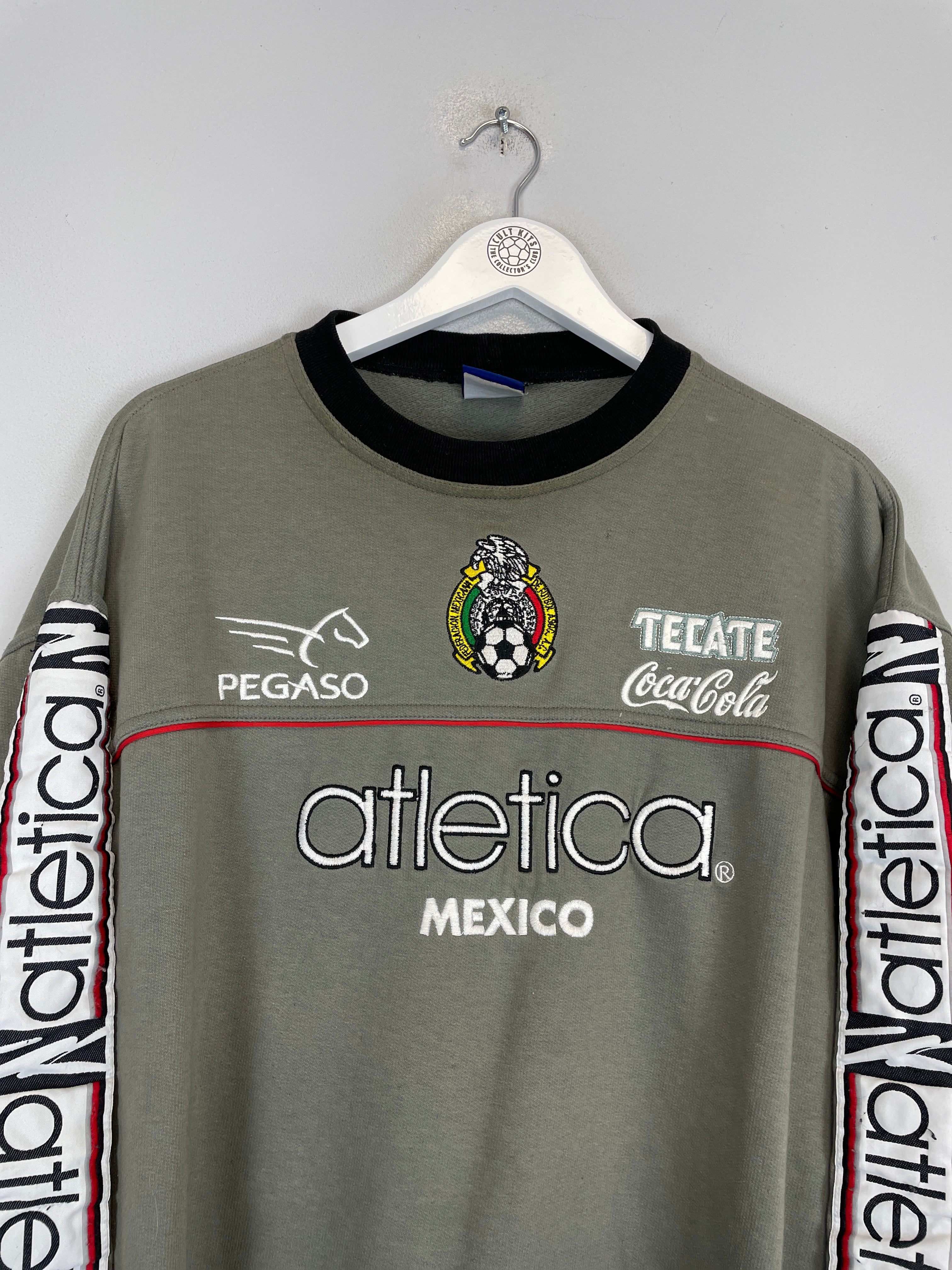 Shop 2000/01 MEXICO JUMPER (L) ATLETICA, classic football shirts, vintage football shirts & retro soccer jerseys at Cult Kits