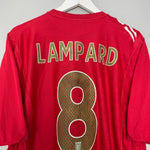 Shop 2006/08 ENGLAND LAMPARD #8 AWAY SHIRT (XXL) UMBRO, classic football shirts, vintage football shirts & retro soccer jerseys at Cult Kits