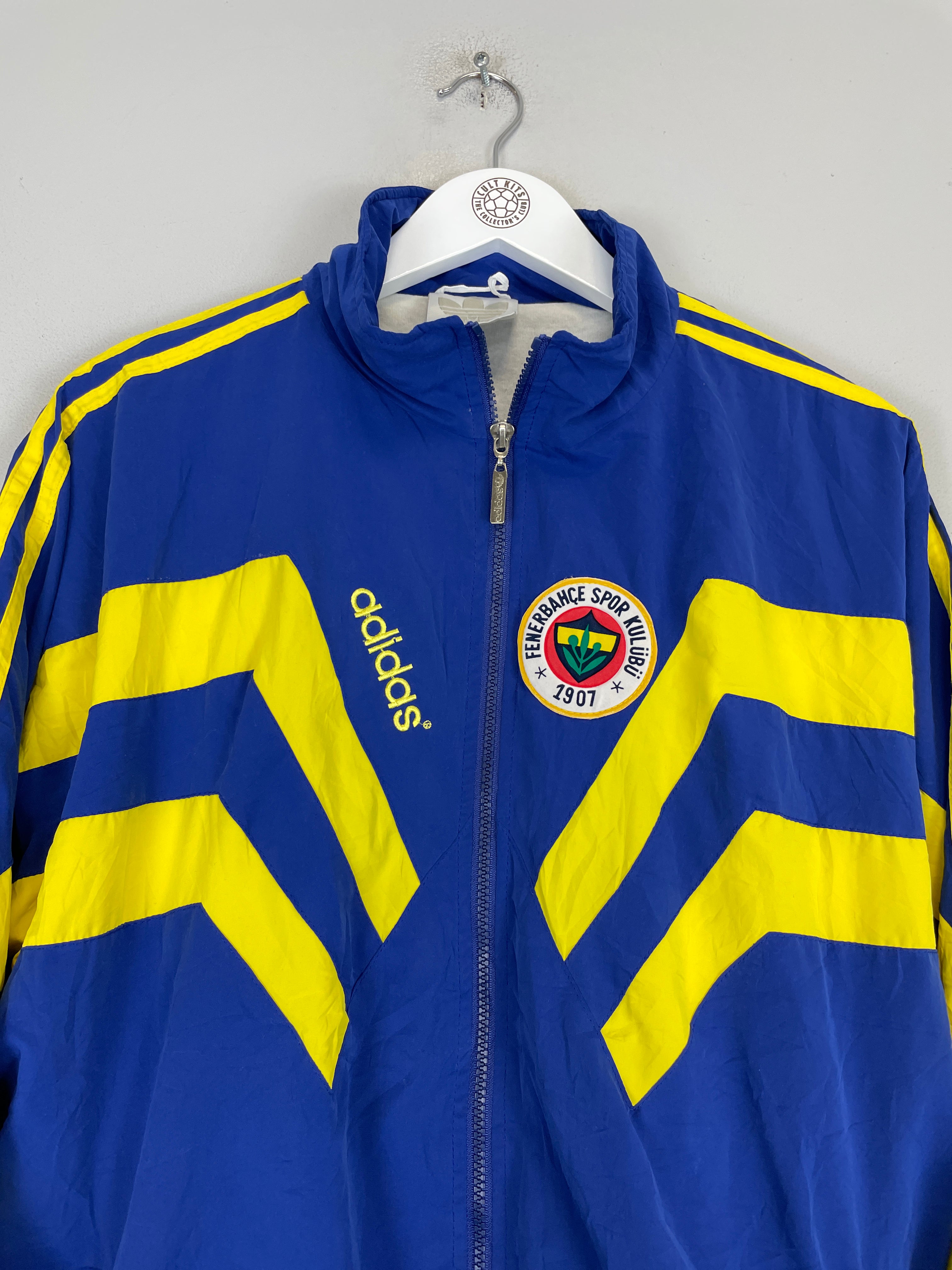Shop 1995/96 FENERBAHCE TRACK JACKET (L) ADIDAS, classic football shirts, vintage football shirts & retro soccer jerseys at Cult Kits