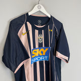 Shop 2004/05 JUVENTUS CANNAVARO #28 AWAY SHIRT (M) NIKE, classic football shirts, vintage football shirts & retro soccer jerseys at Cult Kits