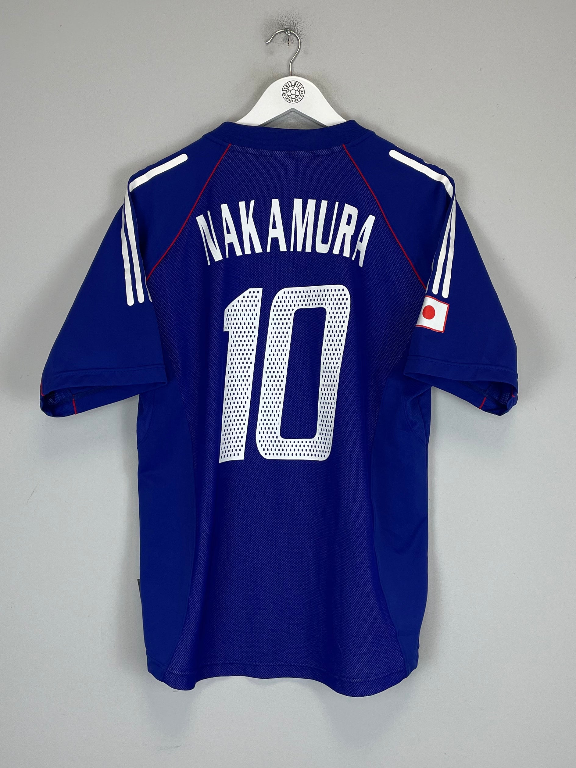 Shop 2002/04 JAPAN NAKAMURA #10 HOME SHIRT (L) ADIDAS, classic football shirts, vintage football shirts & retro soccer jerseys at Cult Kits