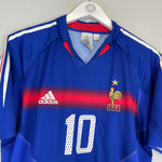 Shop 2004/06 FRANCE ZIDANE #10 HOME SHIRT (L) ADIDAS, classic football shirts, vintage football shirts & retro soccer jerseys at Cult Kits