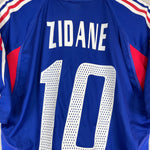 Shop 2004/06 FRANCE ZIDANE #10 HOME SHIRT (L) ADIDAS, classic football shirts, vintage football shirts & retro soccer jerseys at Cult Kits