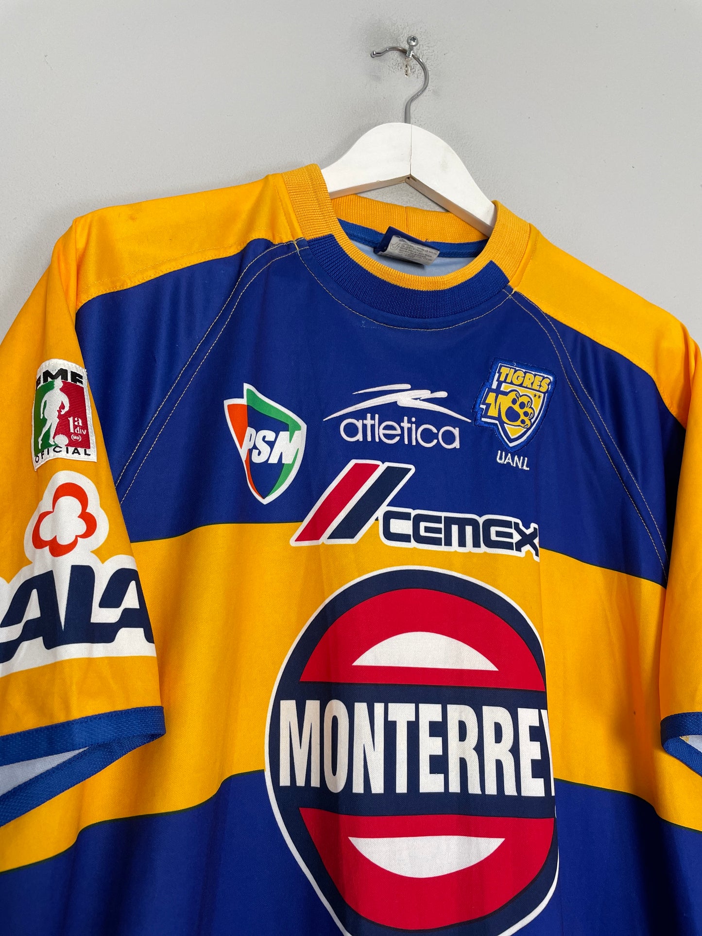 2001/02 TIGRES AWAY SHIRT (XL) ATLETICA
