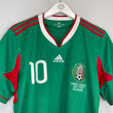 Shop 2010/11 MEXICO C.BLANCO #10 HOME SHIRT (M) ADIDAS, classic football shirts, vintage football shirts & retro soccer jerseys at Cult Kits