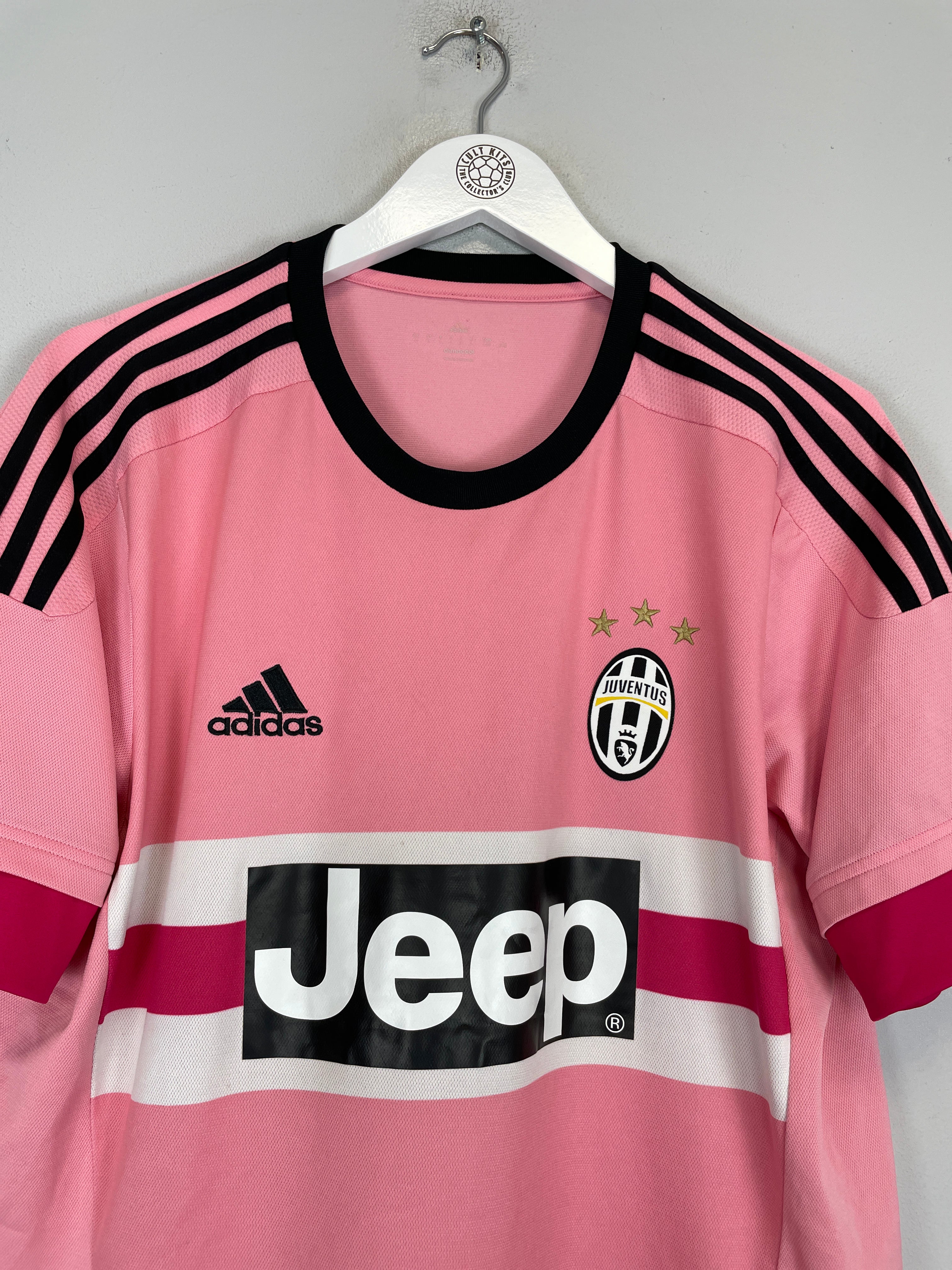 Shop 2015/16 JUVENTUS AWAY SHIRT (L) ADIDAS, classic football shirts, vintage football shirts & retro soccer jerseys at Cult Kits