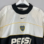 Shop 2003/04 BOCA JUNIORS GK SHIRT (XL) NIKE, classic football shirts, vintage football shirts & retro soccer jerseys at Cult Kits