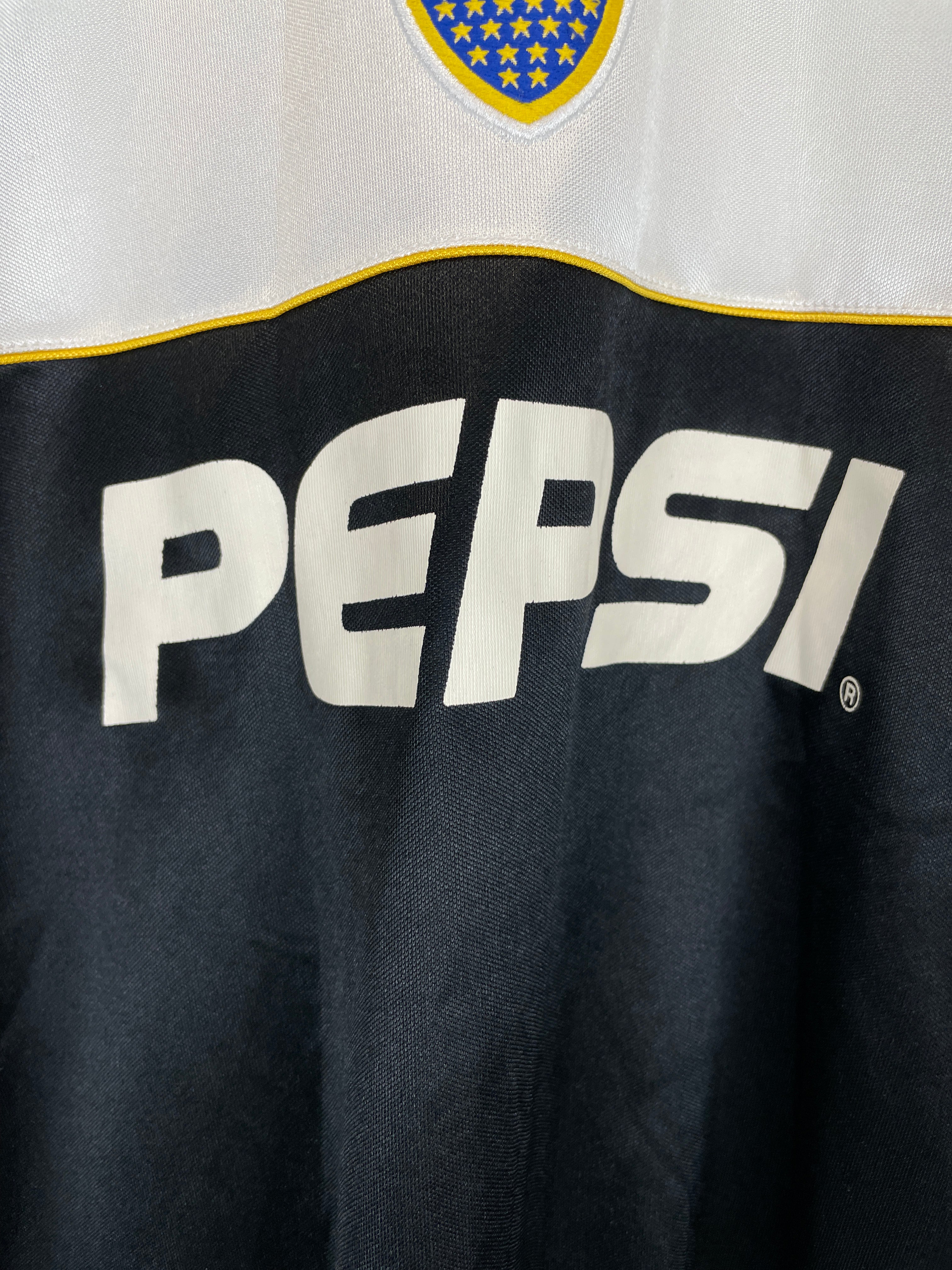 Shop 2003/04 BOCA JUNIORS GK SHIRT (XL) NIKE, classic football shirts, vintage football shirts & retro soccer jerseys at Cult Kits