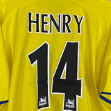 Shop 2003/04 ARSENAL HENRY #14 AWAY SHIRT (XL) NIKE, classic football shirts, vintage football shirts & retro soccer jerseys at Cult Kits