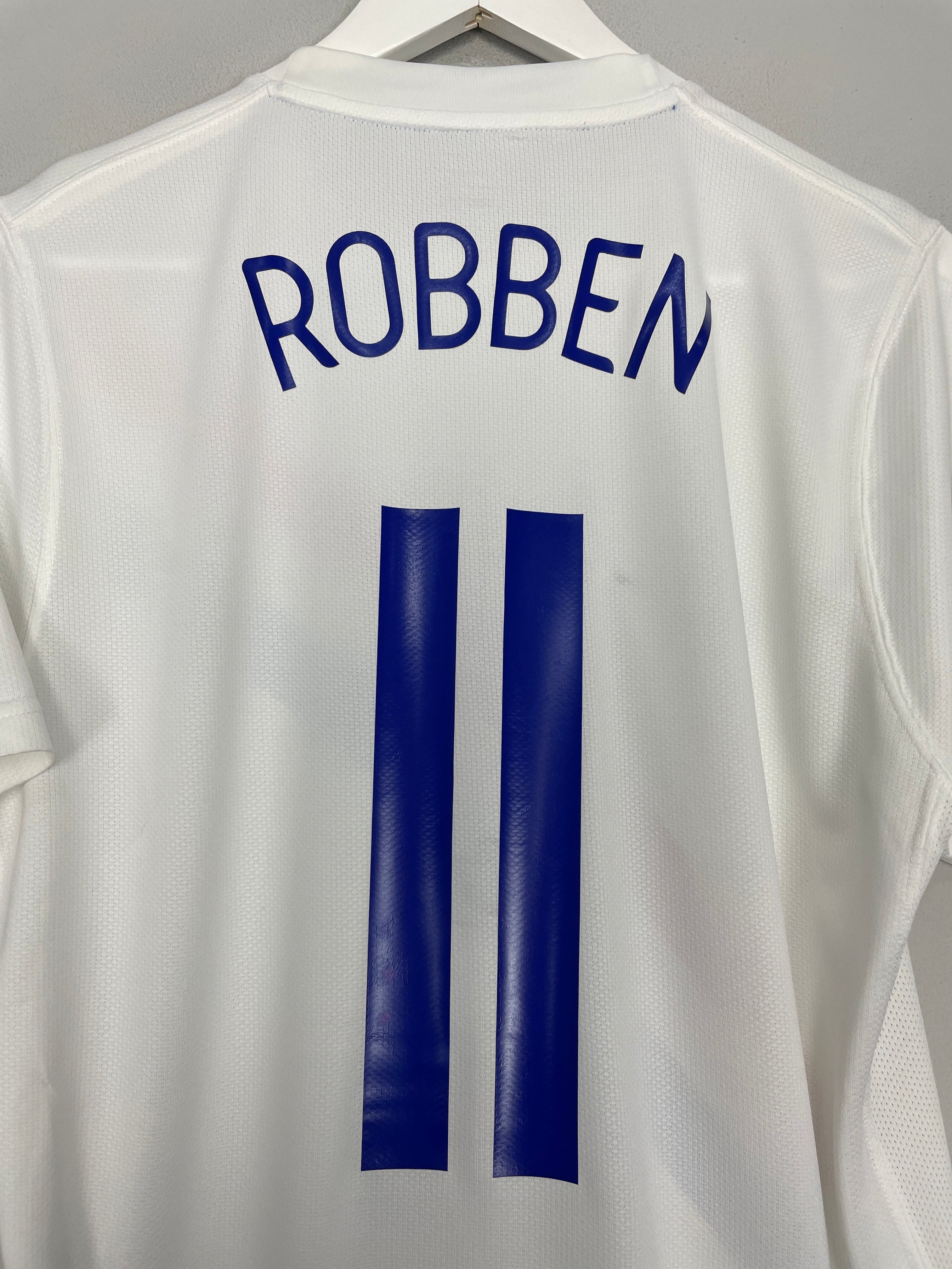 Shop 2006/08 NETHERLANDS ROBBEN #11 AWAY SHIRT (S) NIKE, classic football shirts, vintage football shirts & retro soccer jerseys at Cult Kits