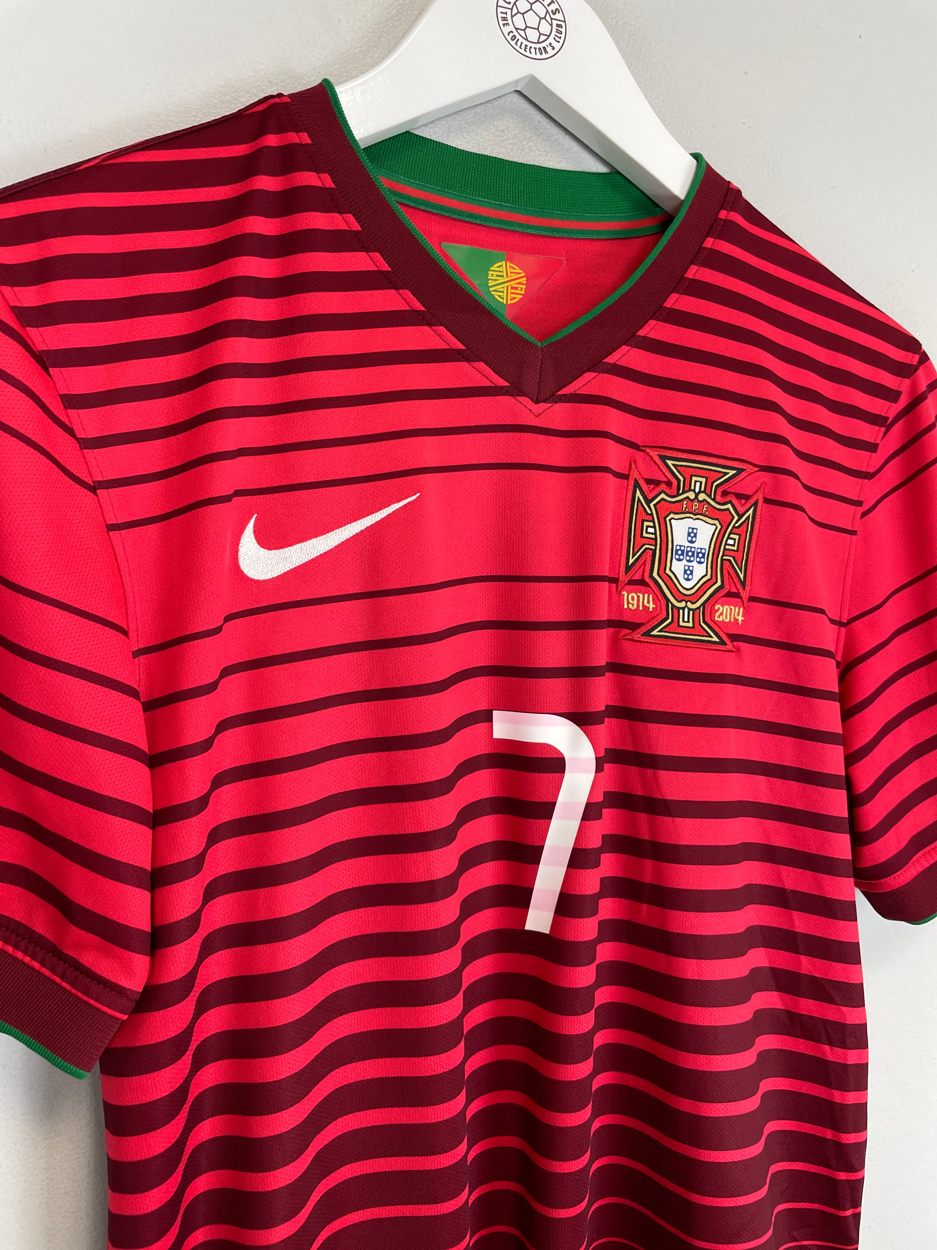 Shop 2014/15 PORTUGAL RONALDO #7 HOME SHIRT HOME SHIRT (S) NIKE, classic football shirts, vintage football shirts & retro soccer jerseys at Cult Kits
