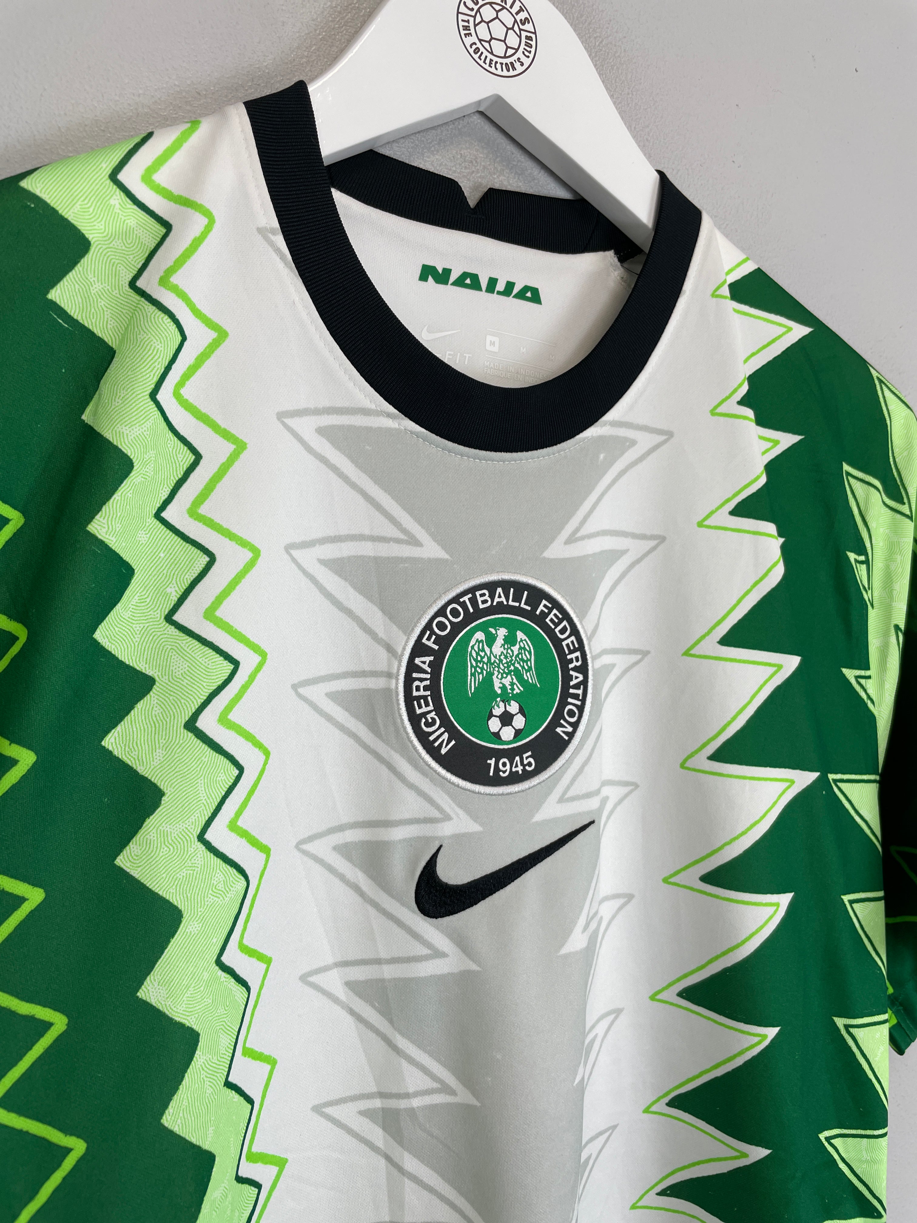 Shop 2020/21 NIGERIA HOME SHIRT (M) NIKE, classic football shirts, vintage football shirts & retro soccer jerseys at Cult Kits