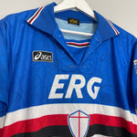 Shop 1994/95 SAMPDORIA HOME SHIRT (S) ASICS, classic football shirts, vintage football shirts & retro soccer jerseys at Cult Kits
