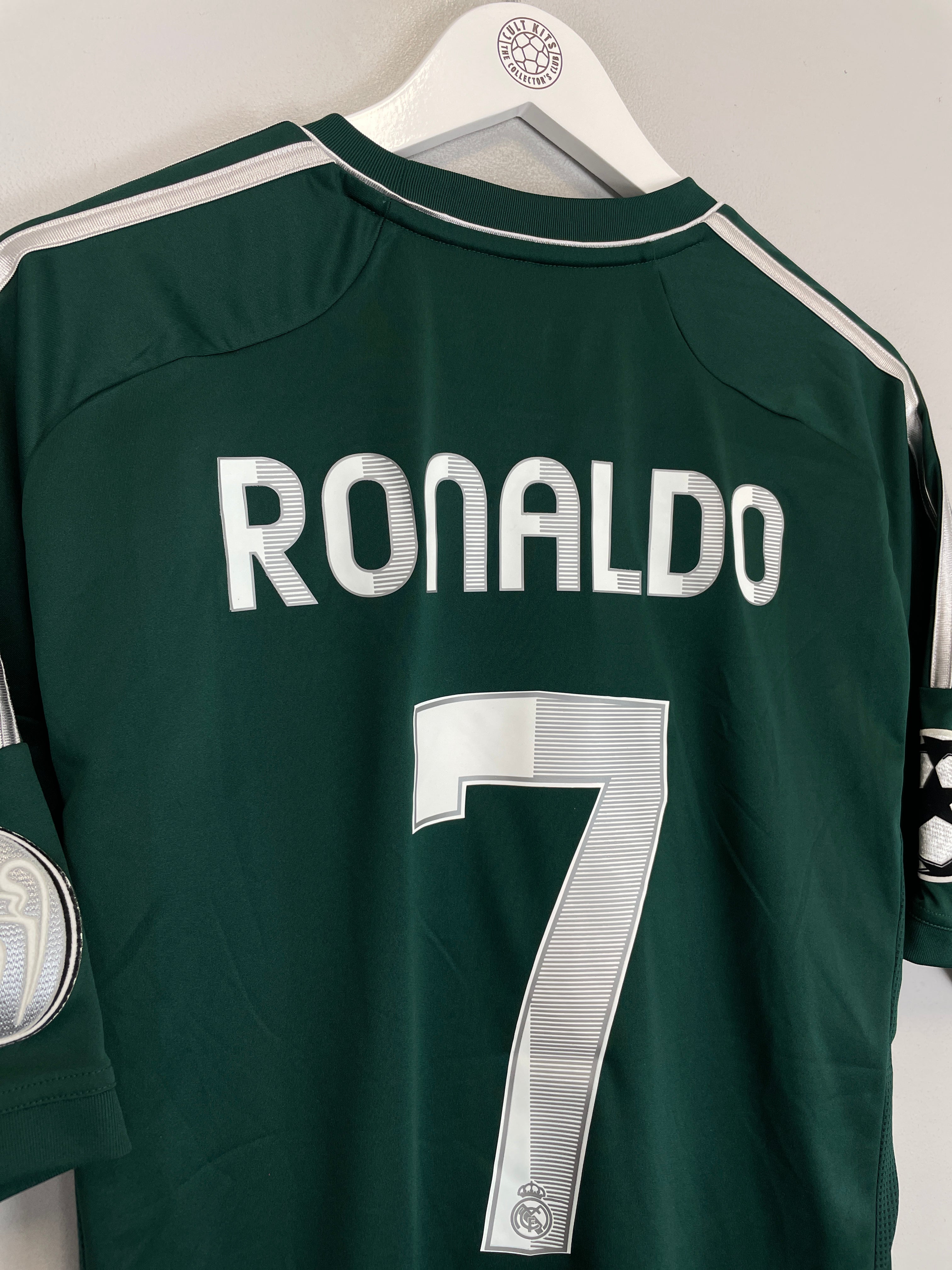 Shop 2012/13 REAL MADRID RONALDO #7 C/L THIRD SHIRT (XL) ADIDAS, classic football shirts, vintage football shirts & retro soccer jerseys at Cult Kits