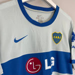 Shop 2010/11 BOCA JUNIORS AWAY SHIRT (XL) NIKE, classic football shirts, vintage football shirts & retro soccer jerseys at Cult Kits