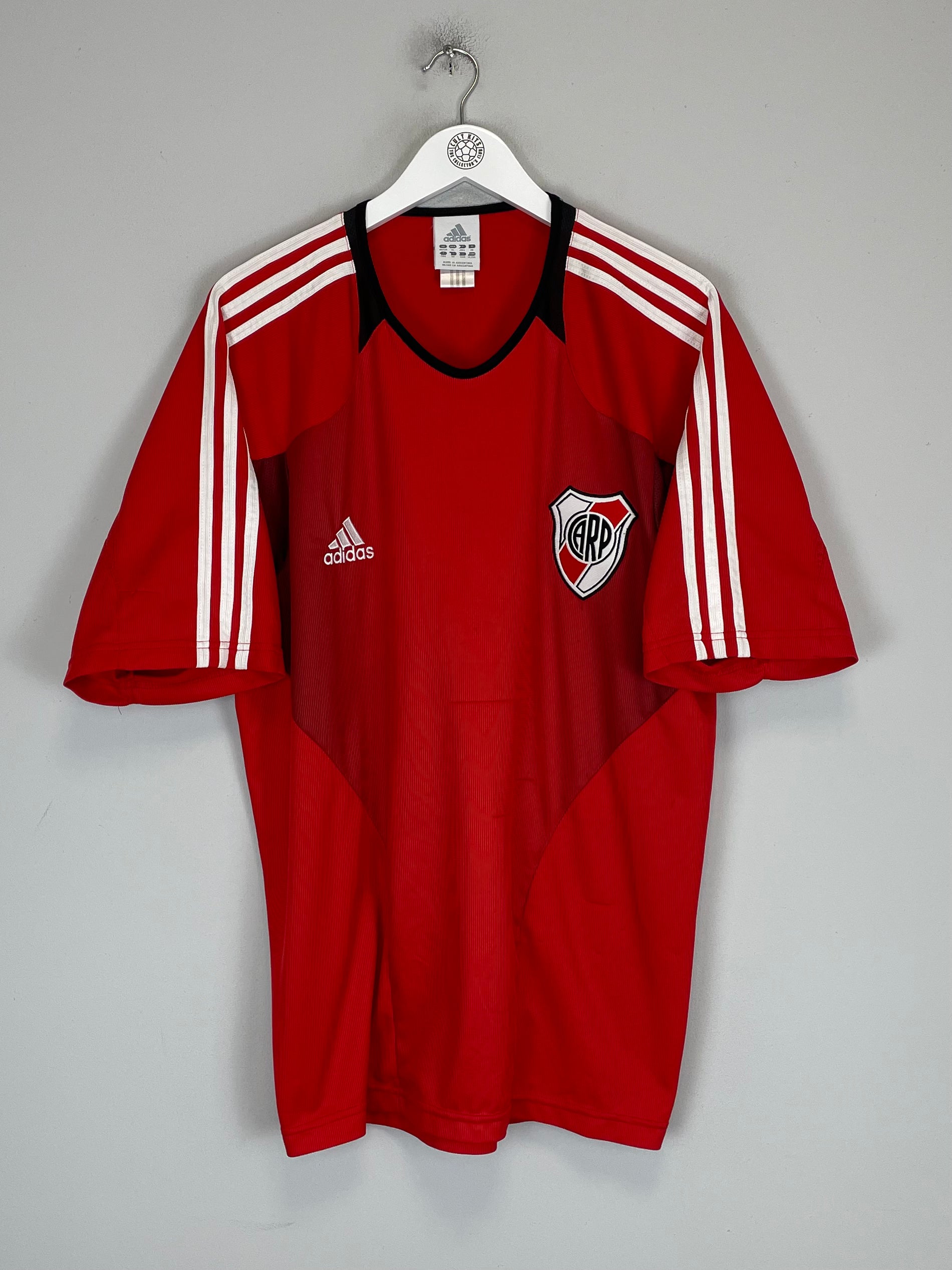 Shop 2003/05 RIVER PLATE TRAINING SHIRT (XL) ADIDAS, classic football shirts, vintage football shirts & retro soccer jerseys at Cult Kits
