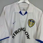Shop 2002/03 LEEDS UNITED VIDUKA #9 HOME SHIRT (XXL) NIKE, classic football shirts, vintage football shirts & retro soccer jerseys at Cult Kits