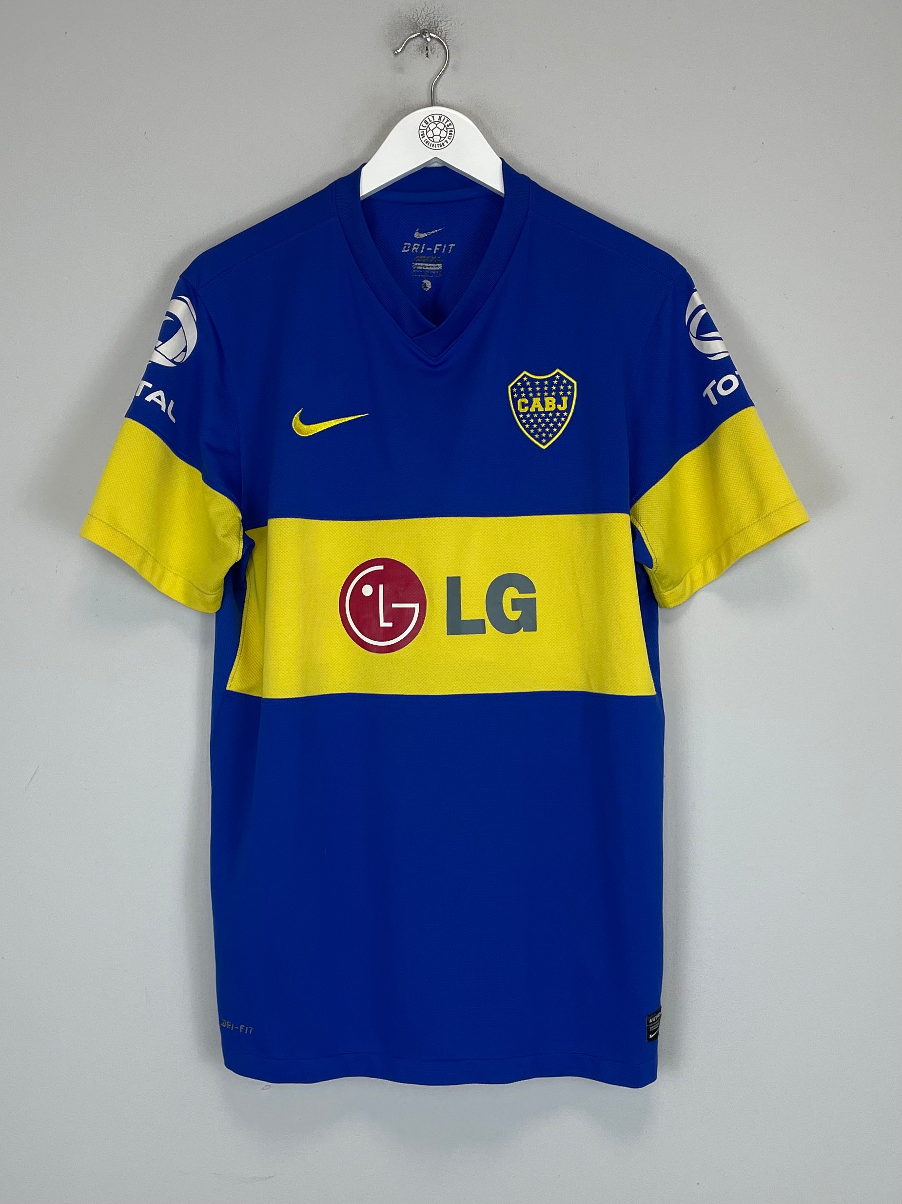 Shop 2011/12 BOCA JUNIORS HOME SHIRT (L) NIKE, classic football shirts, vintage football shirts & retro soccer jerseys at Cult Kits