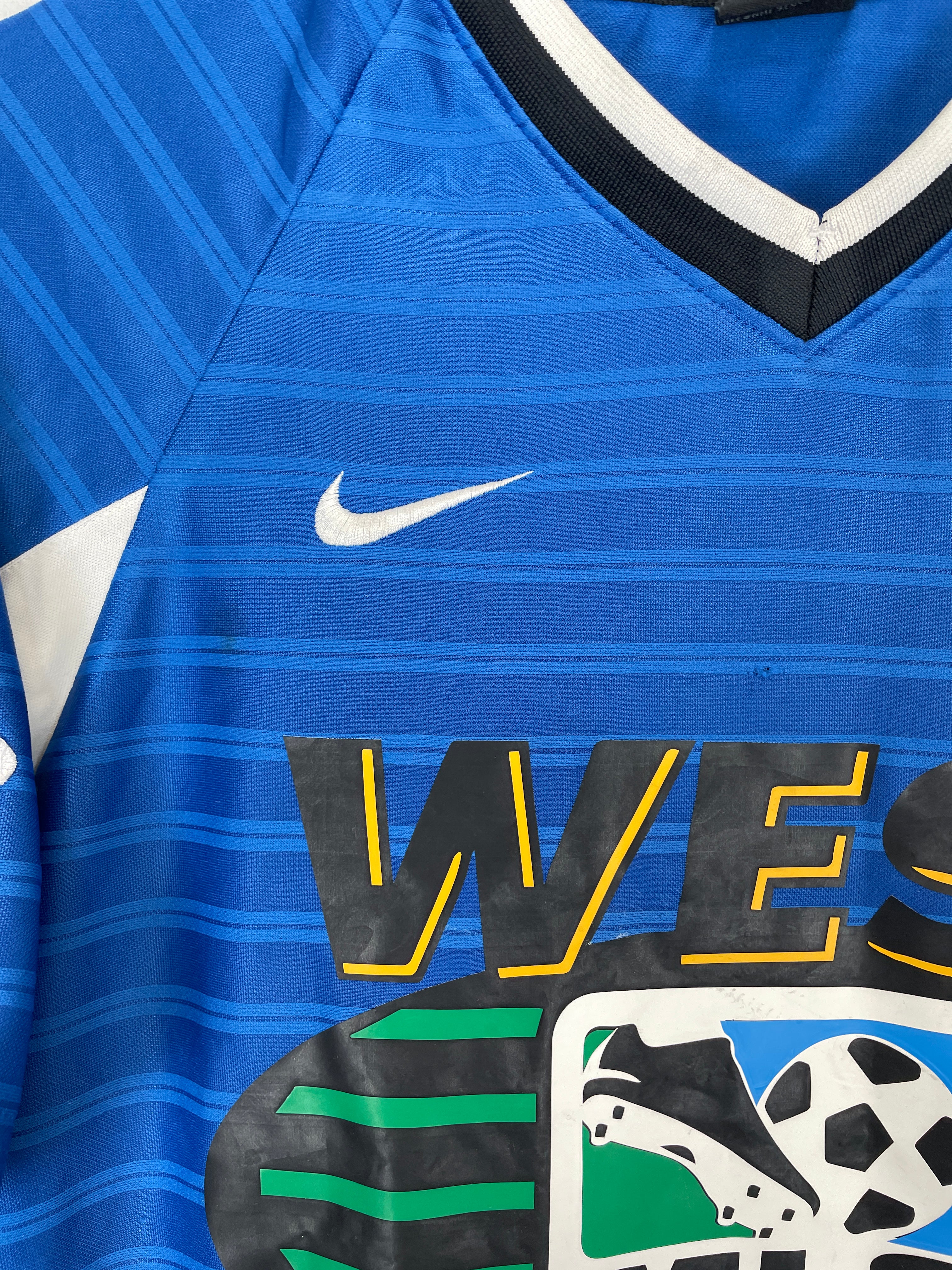 Shop 2001 MLS ALL-STAR WEST CAMPOS #9 AWAY SHIRT (S) NIKE, classic football shirts, vintage football shirts & retro soccer jerseys at Cult Kits