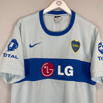 Shop 2010/11 BOCA JUNIORS AWAY SHIRT (XL) NIKE, classic football shirts, vintage football shirts & retro soccer jerseys at Cult Kits