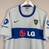Shop 2010/11 BOCA JUNIORS AWAY SHIRT (XL) NIKE, classic football shirts, vintage football shirts & retro soccer jerseys at Cult Kits