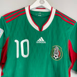 Shop 2010/11 MEXICO C.BLANCO #10 HOME SHIRT (M) ADIDAS, classic football shirts, vintage football shirts & retro soccer jerseys at Cult Kits