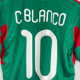 Shop 2010/11 MEXICO C.BLANCO #10 HOME SHIRT (M) ADIDAS, classic football shirts, vintage football shirts & retro soccer jerseys at Cult Kits