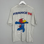Shop 1998 FRANCE T-SHIRT (M) OM, classic football shirts, vintage football shirts & retro soccer jerseys at Cult Kits
