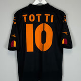 Shop 2004/05 ROMA TOTTI #10 AWAY SHIRT (S) DIADORA, classic football shirts, vintage football shirts & retro soccer jerseys at Cult Kits