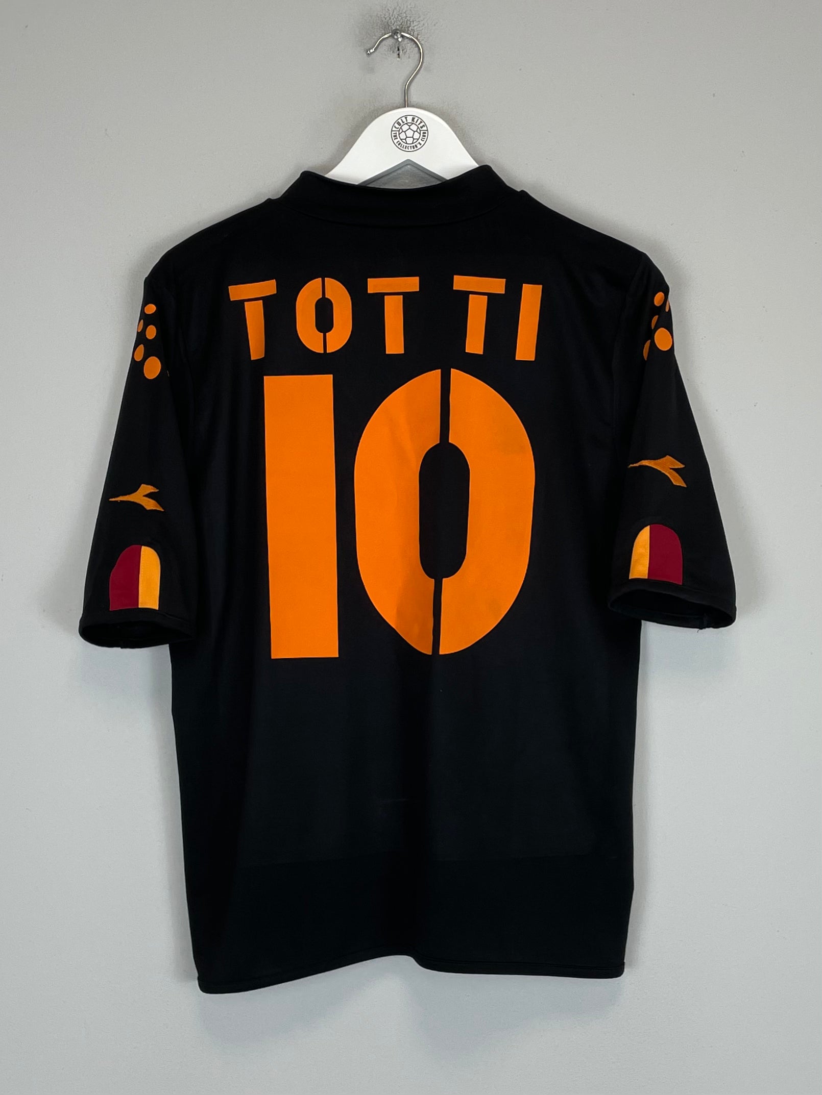 Shop 2004/05 ROMA TOTTI #10 AWAY SHIRT (S) DIADORA, classic football shirts, vintage football shirts & retro soccer jerseys at Cult Kits