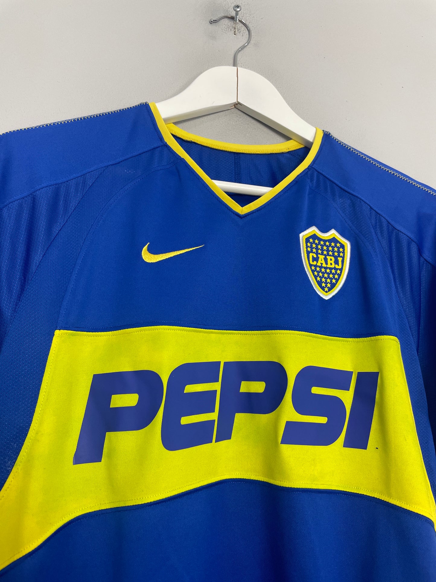 2002/04 BOCA JUNIORS HOME SHIRT (S) NIKE