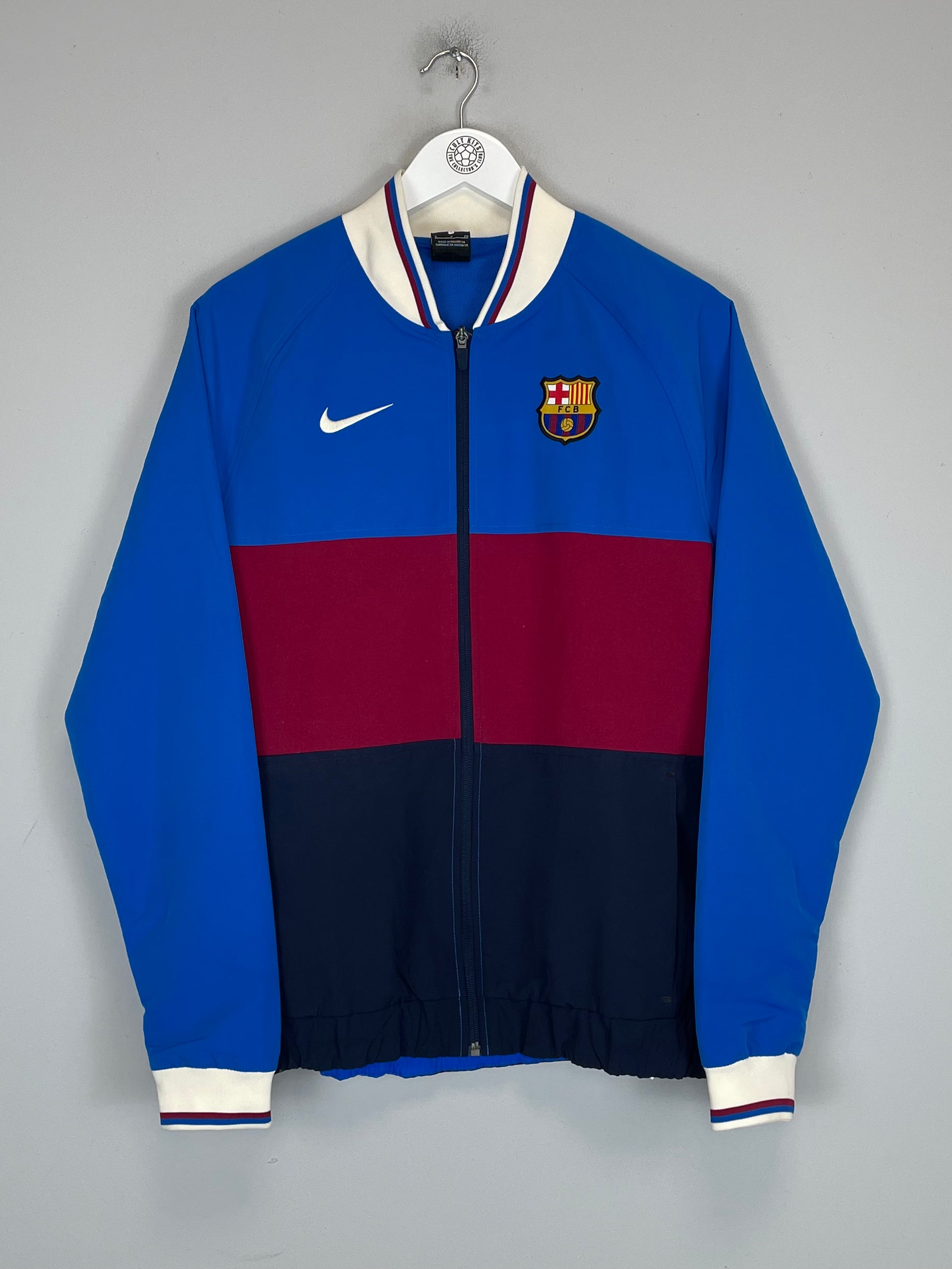 Shop 2021/22 BARCELONA TRACK JACKET (S) NIKE, classic football shirts, vintage football shirts & retro soccer jerseys at Cult Kits