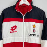 Shop 1995/96 AC MILAN TRACK JACKET (L) LOTTO, classic football shirts, vintage football shirts & retro soccer jerseys at Cult Kits