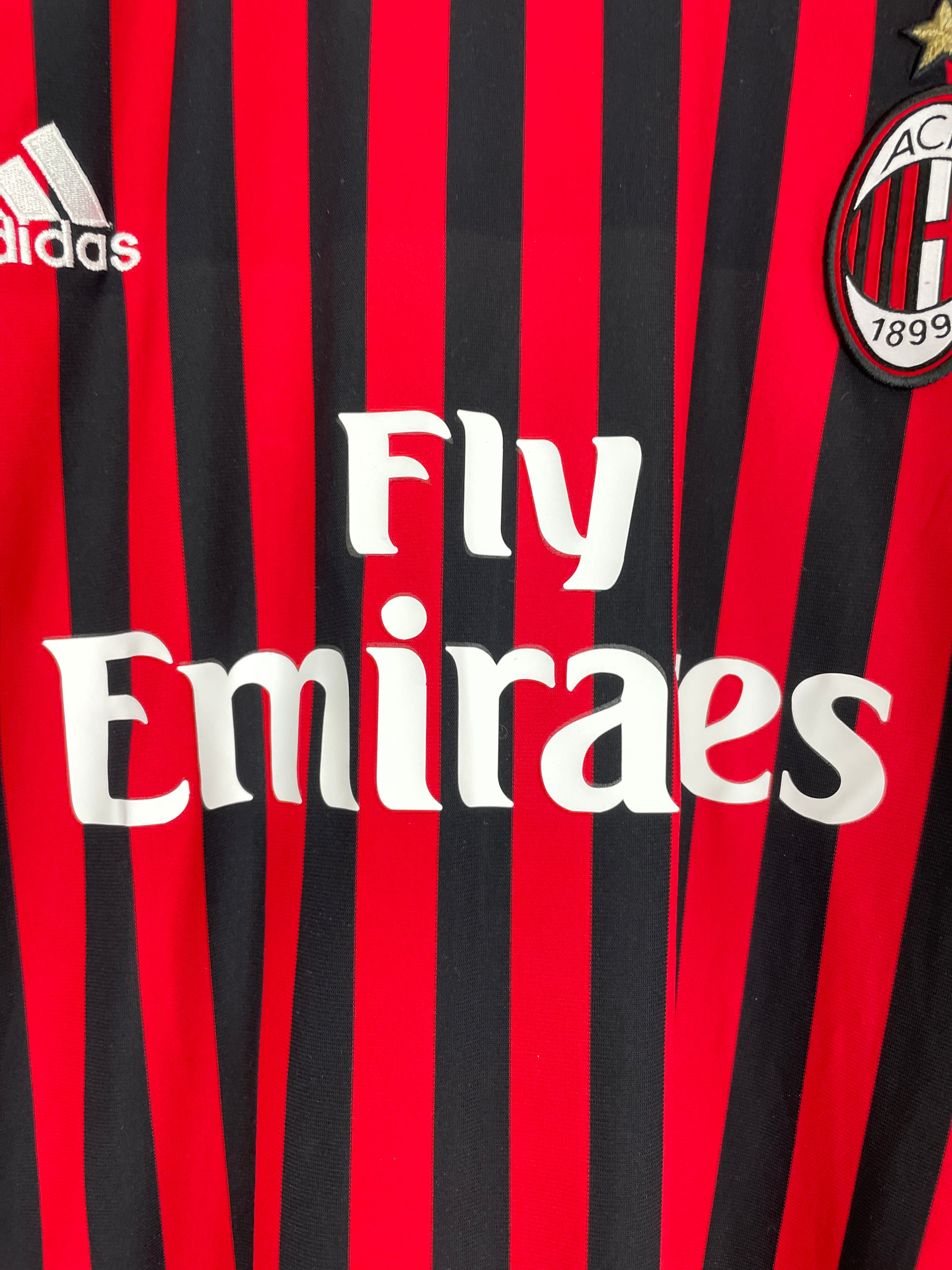 Shop 2011/12 AC MILAN IBRAHIMOVIC #11 L/S HOME SHIRT (XL) ADIDAS, classic football shirts, vintage football shirts & retro soccer jerseys at Cult Kits