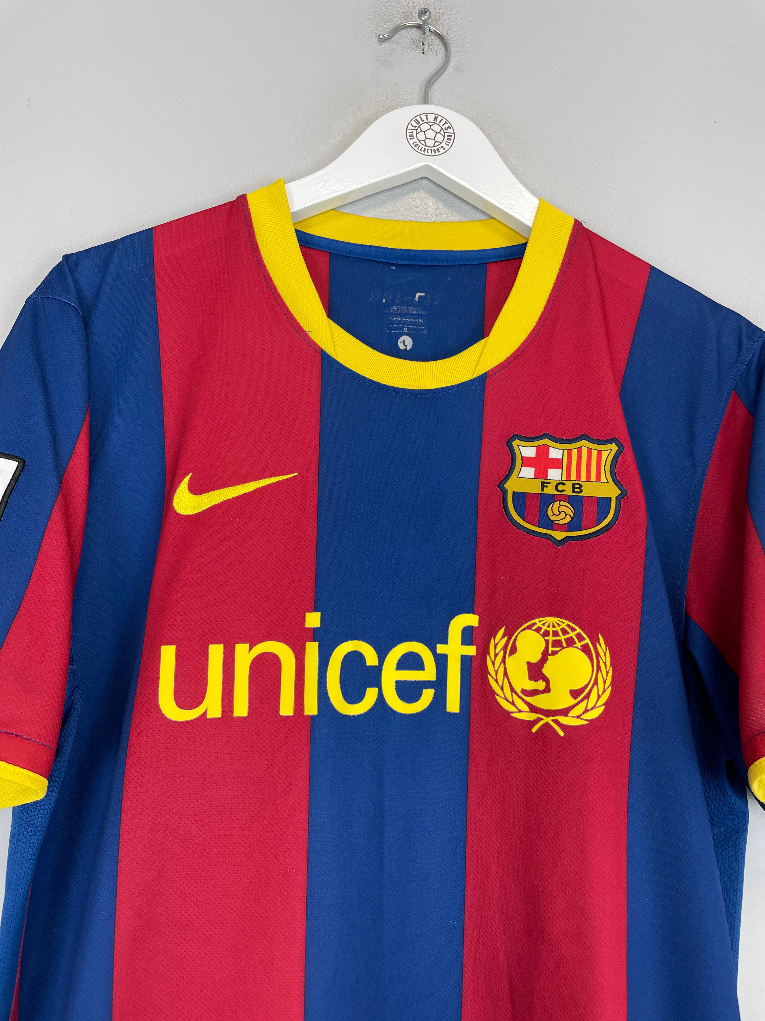 Shop 2010/11 BARCELONA MESSI #10 HOME SHIRT (L) NIKE, classic football shirts, vintage football shirts & retro soccer jerseys at Cult Kits