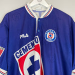 Shop 1998/99 CRUZ AZUL HOME SHIRT (XL) FILA, classic football shirts, vintage football shirts & retro soccer jerseys at Cult Kits