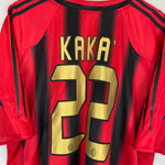 Shop 2004/05 AC MILAN KAKA #22 HOME SHIRT (XXL) ADIDAS, classic football shirts, vintage football shirts & retro soccer jerseys at Cult Kits
