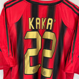 Shop 2004/05 AC MILAN KAKA #22 HOME SHIRT (XXL) ADIDAS, classic football shirts, vintage football shirts & retro soccer jerseys at Cult Kits