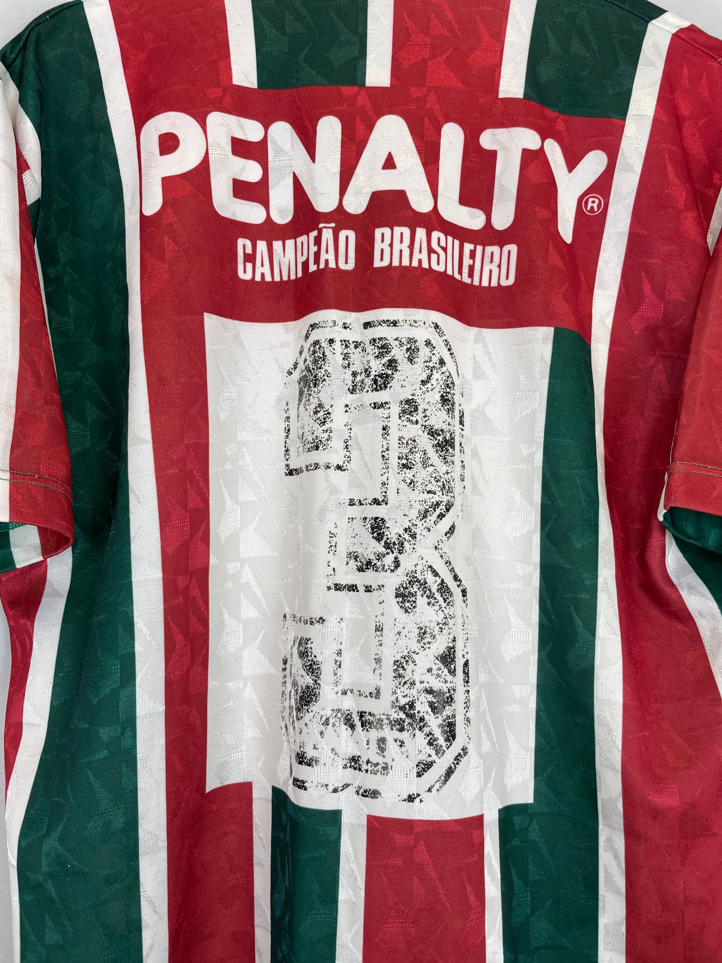Shop 1992/93 FLUMINENSE #3 HOME SHIRT (L) PENALTY, classic football shirts, vintage football shirts & retro soccer jerseys at Cult Kits