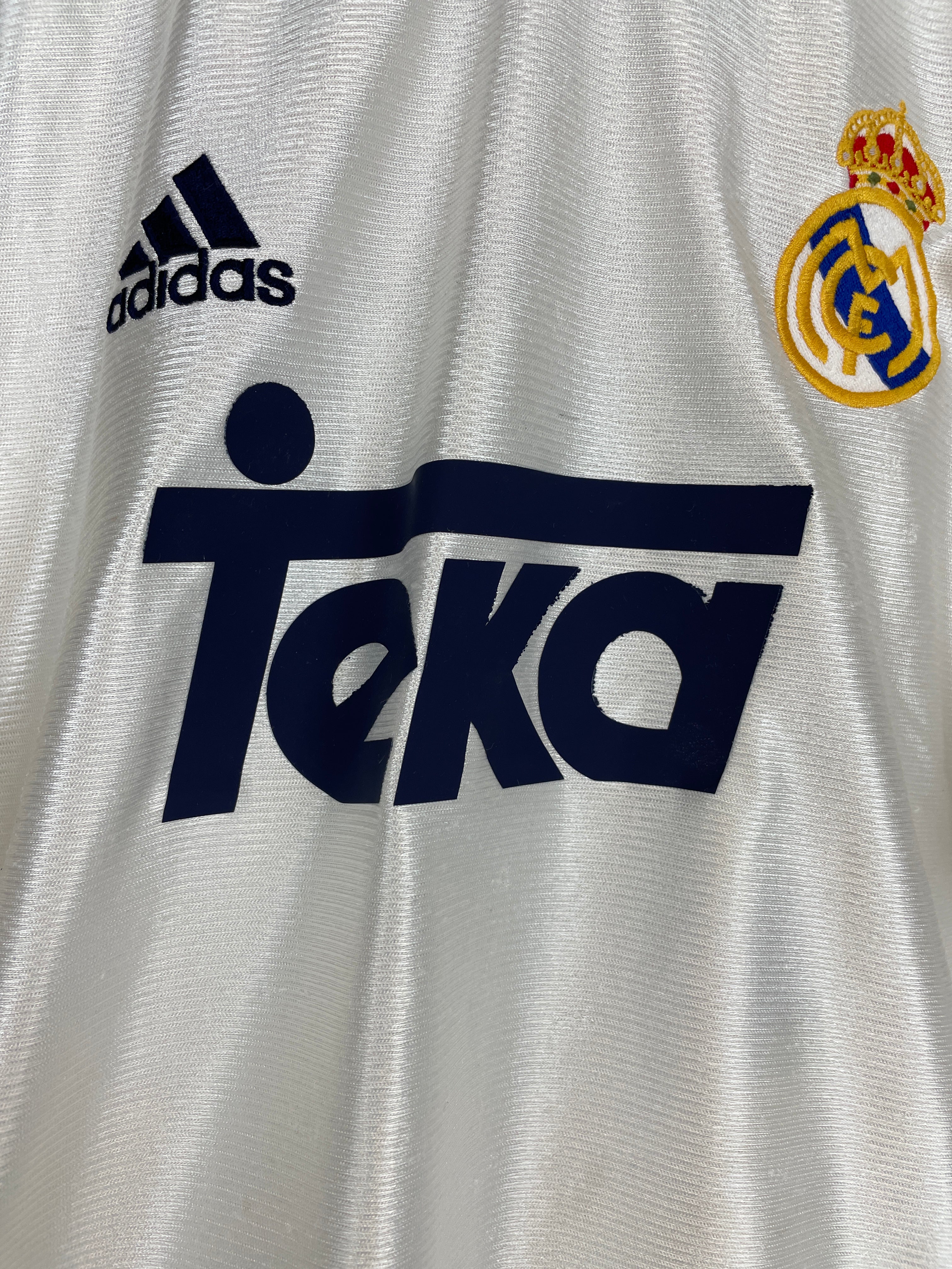 Shop 1998/00 REAL MADRID FIGO #10 HOME SHIRT (XL) ADIDAS, classic football shirts, vintage football shirts & retro soccer jerseys at Cult Kits