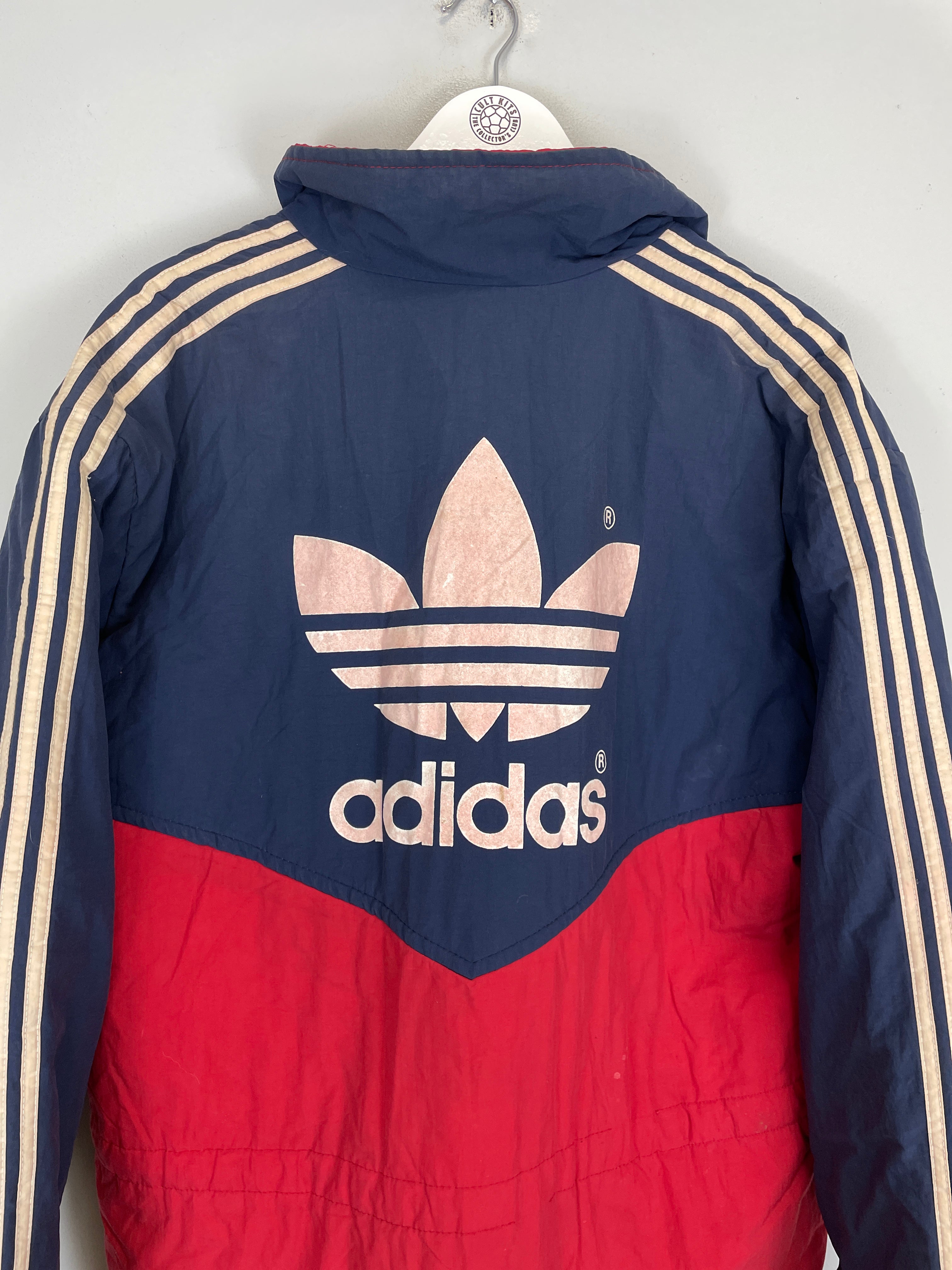 Shop 1990/91 ARSENAL BENCH COAT (L) ADIDAS, classic football shirts, vintage football shirts & retro soccer jerseys at Cult Kits