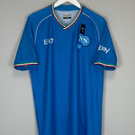 Shop 2022/23 Napoli *BNWT* Sponsorless Home Shirt (Multiple Sizes) EA7, classic football shirts, vintage football shirts & retro soccer jerseys at Cult Kits