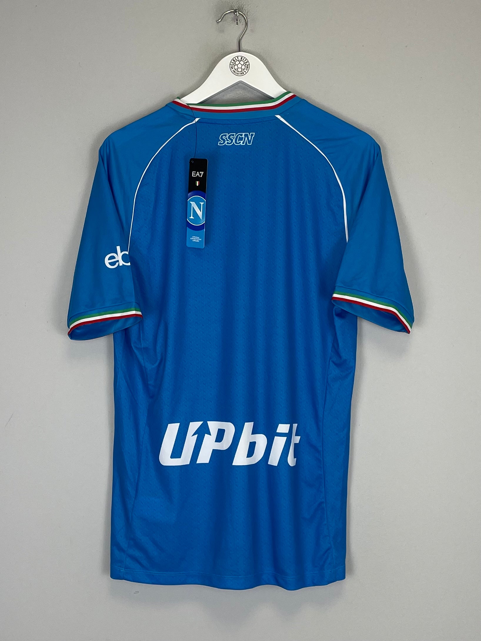 Shop 2022/23 Napoli *BNWT* Sponsorless Home Shirt (Multiple Sizes) EA7, classic football shirts, vintage football shirts & retro soccer jerseys at Cult Kits
