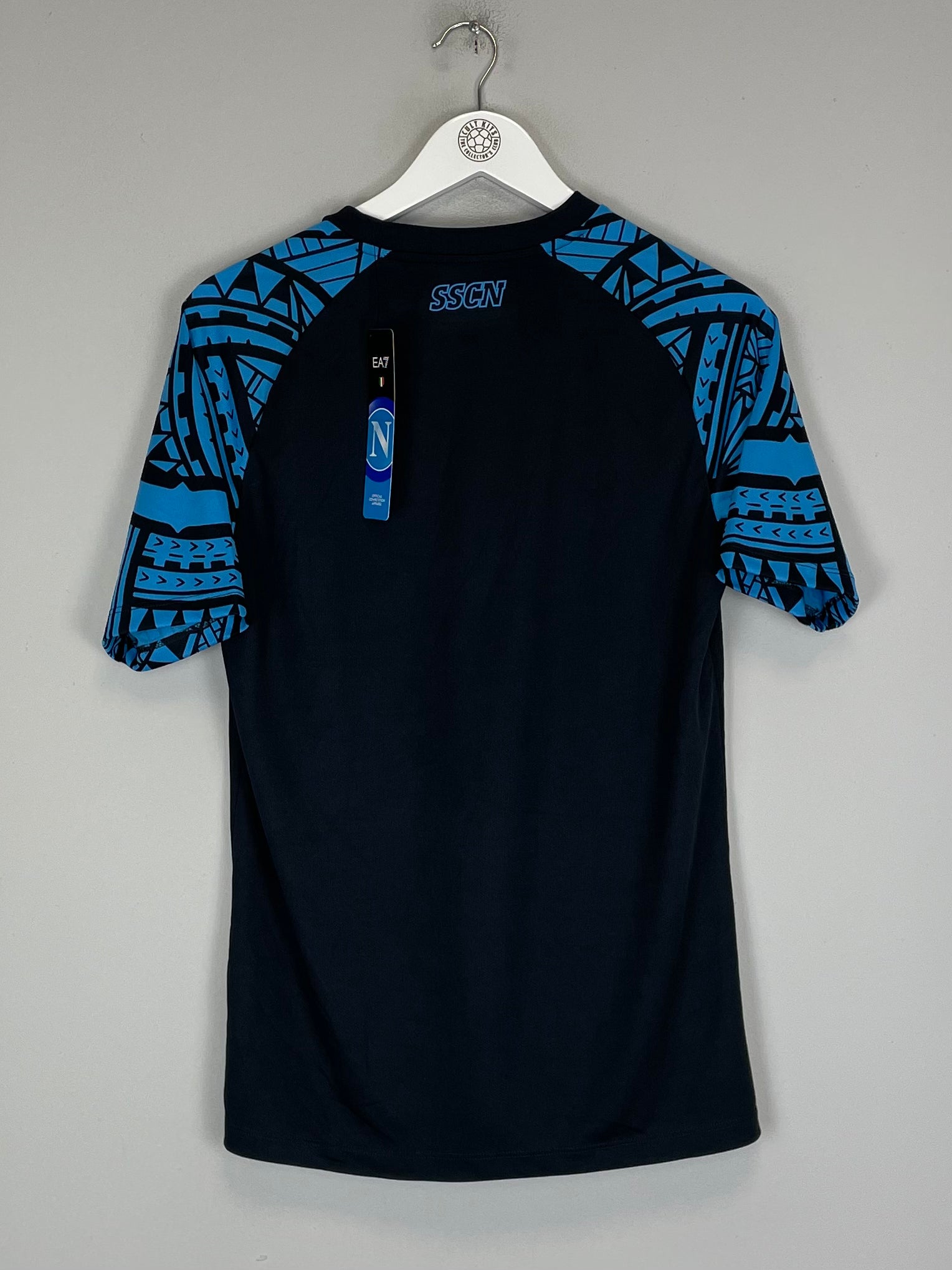 Shop 2023/24 Napoli *BNWT* Training Shirt (Multiple Sizes) EA7, classic football shirts, vintage football shirts & retro soccer jerseys at Cult Kits