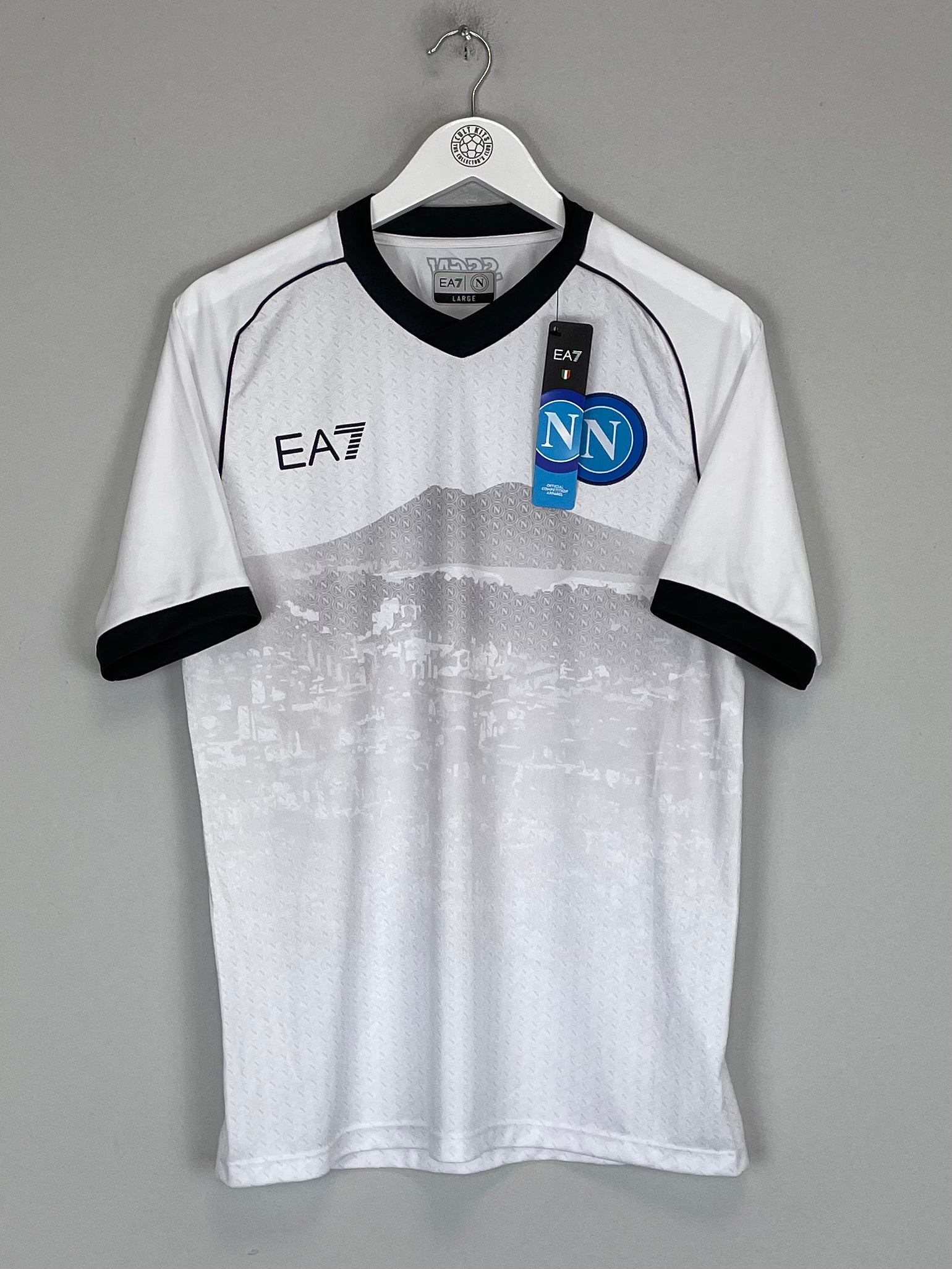 Shop 2023/24 Napoli *BNWT* Sponsorless Away Shirt (Multiple Sizes) EA7, classic football shirts, vintage football shirts & retro soccer jerseys at Cult Kits