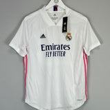 Shop 2020/21 REAL MADRID VINI JR #20 *BNWT* HOME SHIRT (WOMENS L) ADIDAS, classic football shirts, vintage football shirts & retro soccer jerseys at Cult Kits