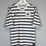 Shop 2011/12 FRANCE AWAY SHIRT (M) NIKE, classic football shirts, vintage football shirts & retro soccer jerseys at Cult Kits