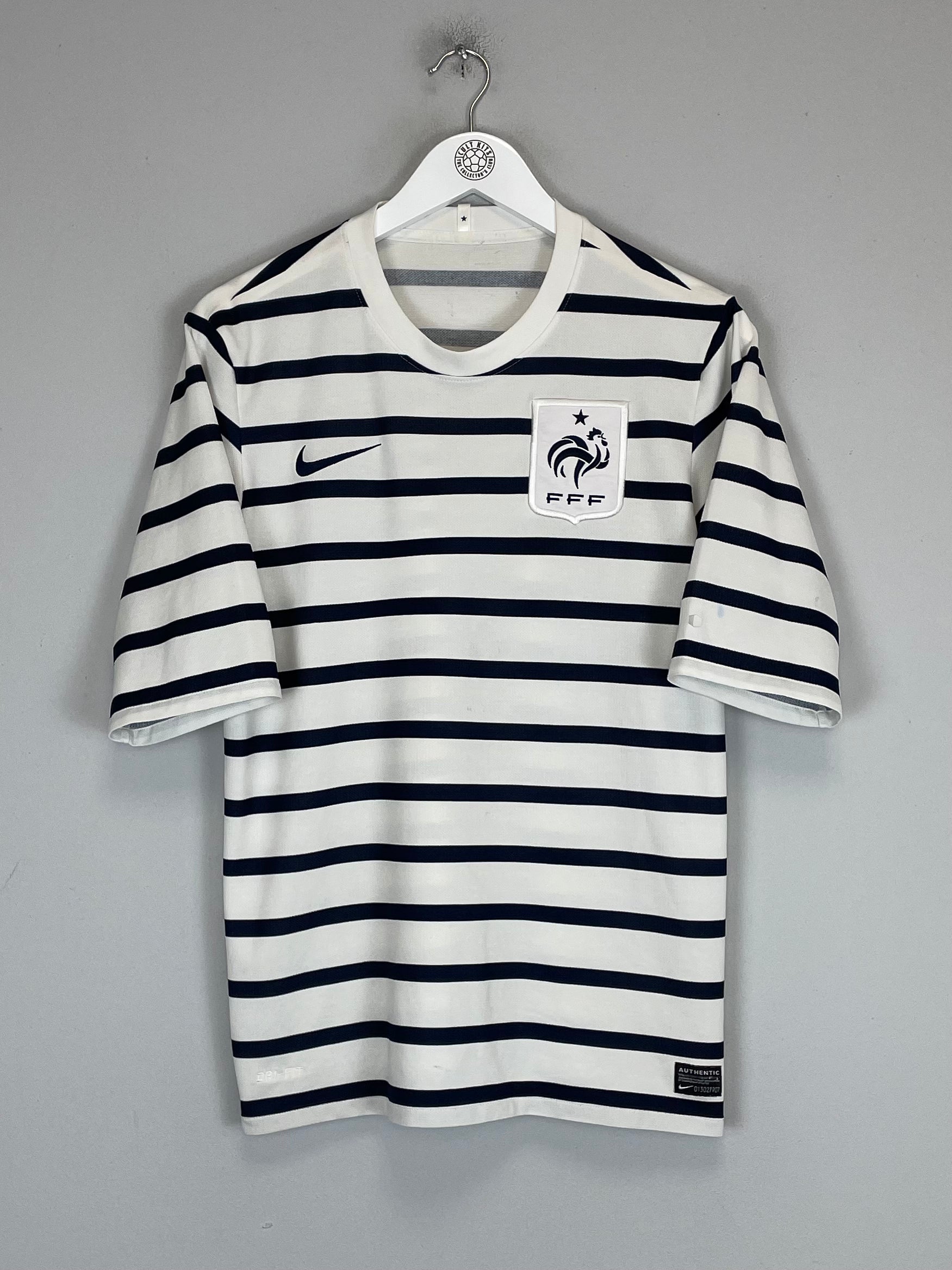 Shop 2011/12 FRANCE AWAY SHIRT (M) NIKE, classic football shirts, vintage football shirts & retro soccer jerseys at Cult Kits
