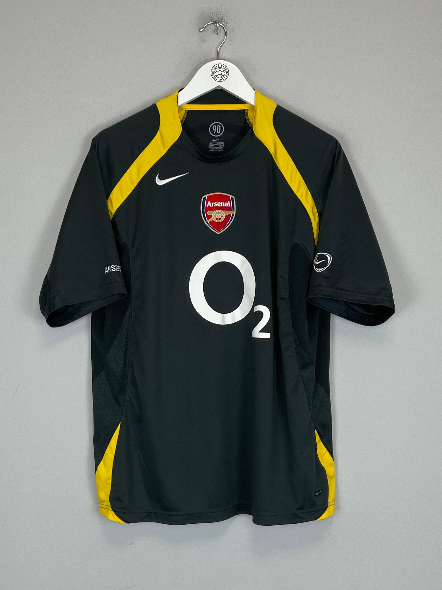 Shop 2005/06 ARSENAL TRAINING SHIRT (L) NIKE, classic football shirts, vintage football shirts & retro soccer jerseys at Cult Kits